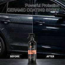 JB-XPCS Ultimate Ceramic Coating Spray Car Paint Nano Protective Coating Spray, Enhances Car Paint Gloss, Water-Repellent, Anti-Stain, UV Protection, Resists Stain Corrosion, Brightens Car Body Protective Coating Spray YT0406 - YT0406 - View 3