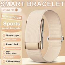LIGE Fashionable New Smart Bracelet, Screen-Less Design, Waterproof, Multiple Exercise Modes, Exercise Tracking Records, Sleep Monitoring - View 14