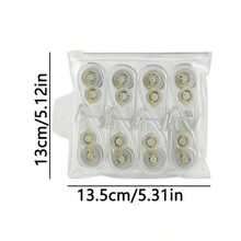 1/2/6/8 Rolls Transparent Mini Correction Tape, Large Capacity, Portable Eraser, Suitable For Home, Office, School Learning Tools, Quiet Correction Tape - Multiple Styles - View 3