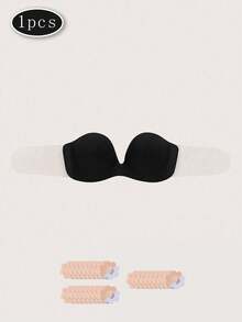 1pc Women's Deep U Sticky Bra, Invisible, Comfortable, Good Wrapping, Reusable 3-4 Times, Suitable For Wedding Photography - Multicolor - View 17