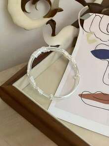 1 Set Of Bells, 1 Floral Bracelet, Suitable As A Gift For Mother, Also As A Mother's Day Gift For Friends, Novel Style, Lightweight And Luxurious, Unique Design - Multicolor - View 10
