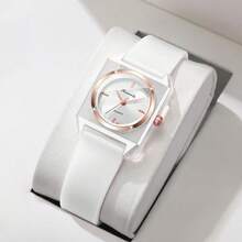 Women's Casual Watch, Square Dial, Analog Display, Accurate Timekeeping, Suitable For Daily And Casual Occasions - Birthday Gift, Anniversary Gift, Graduation Gift - Minimalist Design, Fashionable And Elegant, Perfect Gift Choice. - V541 - View 3