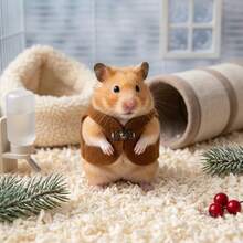 1/2/4pcs-Hamster Vest-A Cute, Mini Vest Designed Specifically For Small Animals Like Hamsters And Guinea Pigs. Features Metal Buckles; Serves As A Photo Prop; Adjustable. Small Pet Supplies And Apparel. - Multicolor - View 5
