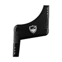 Beard Trimming & Styling Tool With Neckline Shaper, Professional Beard Trimming Guide Template, Built-In Comb, Men's Edge & Line Template, Compatible With Razor Or Tweezers - Black Mustache Template - View 11