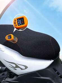 Universal Motorcycle Seat Cushion (Random), 3D Mesh Non-Slip Cushion Breathable Seat Cushion Additions,Insulated And Breathable Car Cover,Suitable For Most Motorcycles, Does Not Shift Easily. A Practical And Excellent Gift For Commuting And Outings - Multicolor - View 1