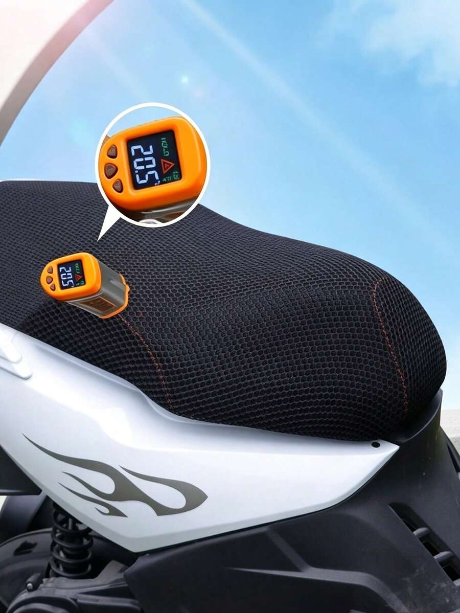 Universal Motorcycle Seat Cushion (Random), 3D Mesh Non-Slip Cushion Breathable Seat Cushion Additions,Insulated And Breathable Car Cover,Suitable For Most Motorcycles, Does Not Shift Easily. A Practical And Excellent Gift For Commuting And Outings - Multicolor - View 1