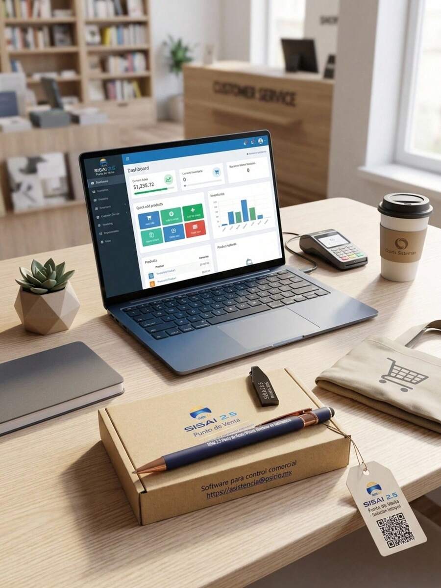 USB Software For Businesses And Retail, POS System For Inventory Control, Products, Customers, Cashier, Reports, Tickets, And Commercial Management, Easy Installation For Stores - View 1