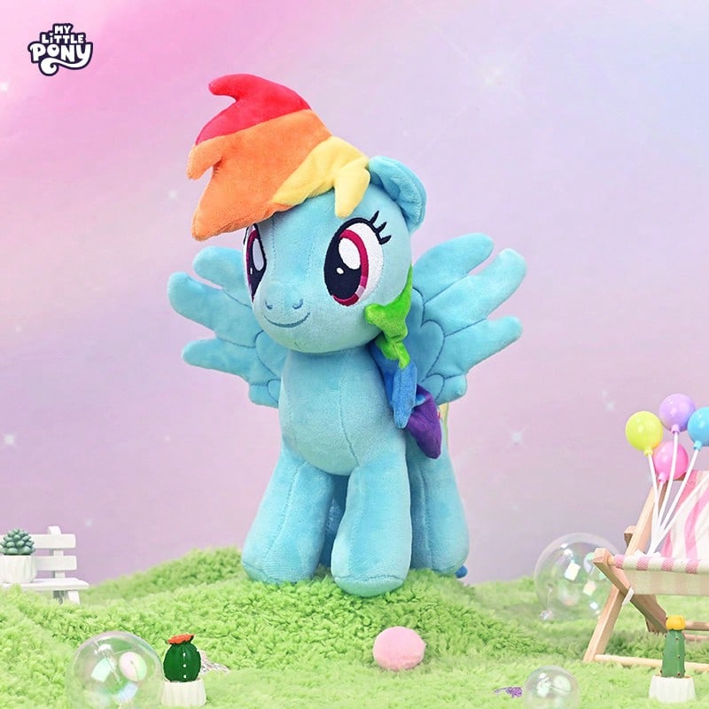 Hasbro My Little Pony 10英吋彩虹閃電絨毛娃娃,創意動畫絨毛娃娃,完美禮物 - 雲彩飛馬 - 查看 1