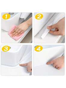 1 Roll Waterproof Mold-Proof Sealing Strip, Suitable For Kitchen And Bathroom, Sticker, Wall Decal, Vinyl Decal, Home Decor, Spring Decoration, Home Refresh, Rama Decorative Sticker Gift, Birthday Graduation Gift - Multiple Styles - View 7
