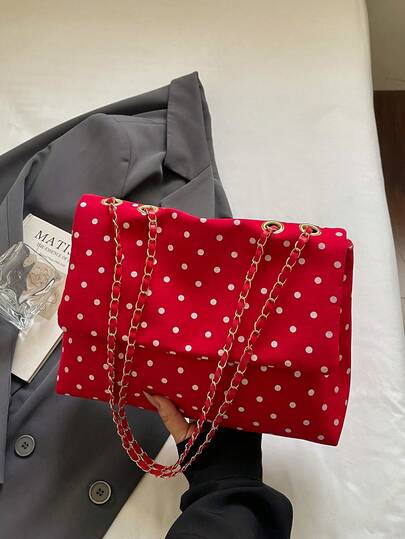 Elegant Women's Shoulder Bag, Large Capacity Handbag & Crossbody Bag, Fashionable Versatile Commuter Casual Women's Bag, High-End Texture Lightweight Design, Waterproof Wear-Resistant Durable, Women's Spring Autumn Winter Accessory