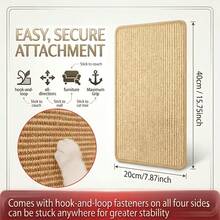 Non-Shedding Cat Scratching Board Pet Toy Suitable For Indoor Cats Scratching And Playing Cat Scratching Pad Wear-Resistant Cat Mat Multi-Functional And Durable Cat Scratching Board Interactive Pet Cat Climbing Pad Self-Adhesive Christmas Decoration Halloween - one-size - View 11