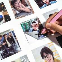30 قطعة حزمة ملصقات CORTI جذابة للغاية بضائع نجوم الكي بوب ملصقات إغلاق DIY مقاومة للماء - متعدد الألوان - مشاهدة 3