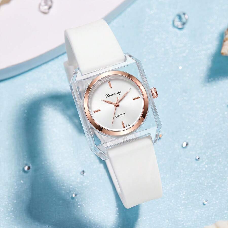 Women's Casual Watch, Square Dial, Analog Display, Accurate Timekeeping, Suitable For Daily And Casual Occasions - Birthday Gift, Anniversary Gift, Graduation Gift - Minimalist Design, Fashionable And Elegant, Perfect Gift Choice. - V541 - View 1