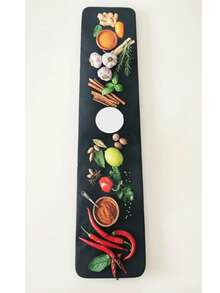 Seasoning Pattern, Faucet Drip Pad, Diatomaceous Earth Countertop Drip Strip, Coffee Mat, Drying Mat, Autumn Home Decor, Suitable For Kitchen, Bathroom, Bar, Halloween, Christmas Decoration - Multicolor - View 14