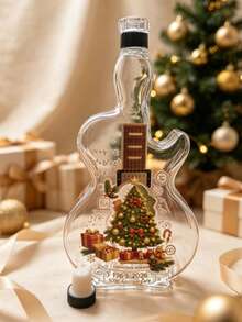 New Whiskey Bottle Guitar Shaped Luxury Cross-Border Same Style Empty Liquor Bottle Personalized High Borosilicate Glass Whiskey Small Bottle - View 8