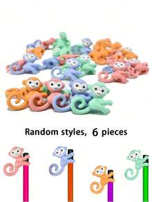 24pcs Mini 3D Cute Monkey Pencil Erasers, Monkey Erasers, Hanging Pencil Erasers, Suitable For Classroom Rewards, Party Favors, Back To School Gifts And Friend Exchange - Monkey Eraser - View 11