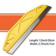 12-Inch Heavy Duty Metal Paint Edger Tool With Ergonomic Handle And Blade - Suitable For Precise Edging, Wallpaper Trimming, Wall Coating Barrier Systems, For Home And Commercial Use - Durable Yellow Edger - Multiple Styles - View 7