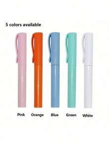 Tijeras mini plegables 2 en 1, estilo bolígrafo, portátiles y multifunción para estudiantes, arte, oficina, escuela y manualidades, 5 colores disponibles - Tijeras tipo bolígrafo - Ver 5