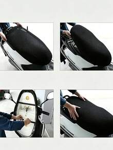 Universal Motorcycle Seat Cushion (Random), 3D Mesh Non-Slip Cushion Breathable Seat Cushion Additions,Insulated And Breathable Car Cover,Suitable For Most Motorcycles, Does Not Shift Easily. A Practical And Excellent Gift For Commuting And Outings - Multicolor - View 7