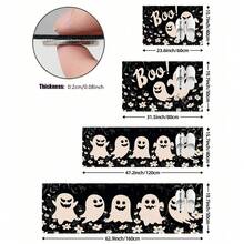 1/2pcs Halloween Ghost Pattern, Vintage Diatomaceous Earth Bath Mat, Super Absorbent, Non-Slip, Perfect For Bathroom, Kitchen And Dining Room, Quick Drying, Machine Washable, Perfect Gift For Home Decor And Bathroom Mat - Multicolor - View 6