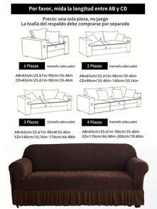 Sofa Slipcovers - Coffee Brown - View 9