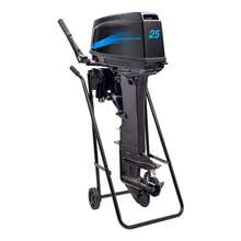 Black Multi Purposed Engine Stand Outboard Boat Motor Cart, Outboard Boat Engine Carrier For Workshops, On Cars, At Docks, On Transport Boats - Black - View 5