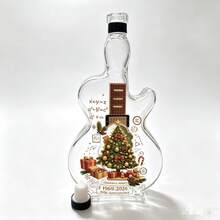 New Whiskey Bottle Guitar Shaped Luxury Cross-Border Same Style Empty Liquor Bottle Personalized High Borosilicate Glass Whiskey Small Bottle - View 6
