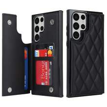 Wallet Phone Case Compatible With Iphone 18 17 Pro Max, Air, 16e, 16, 15, 14, 13, 12, 11 Pro Max, XR, XS MA, Magnetic Design, RFID Anti-Theft Card Slot, Magnetic Phone Protective Cover, Shockproof, Unisex, Also Compatible With Samsung Galaxy S26 S24 S25 S23 S22 Ultra Plus, Multi-Card Slot Design, Magnetic Clasp, With Stand, Shockproof Protective Cover - Black - View 43