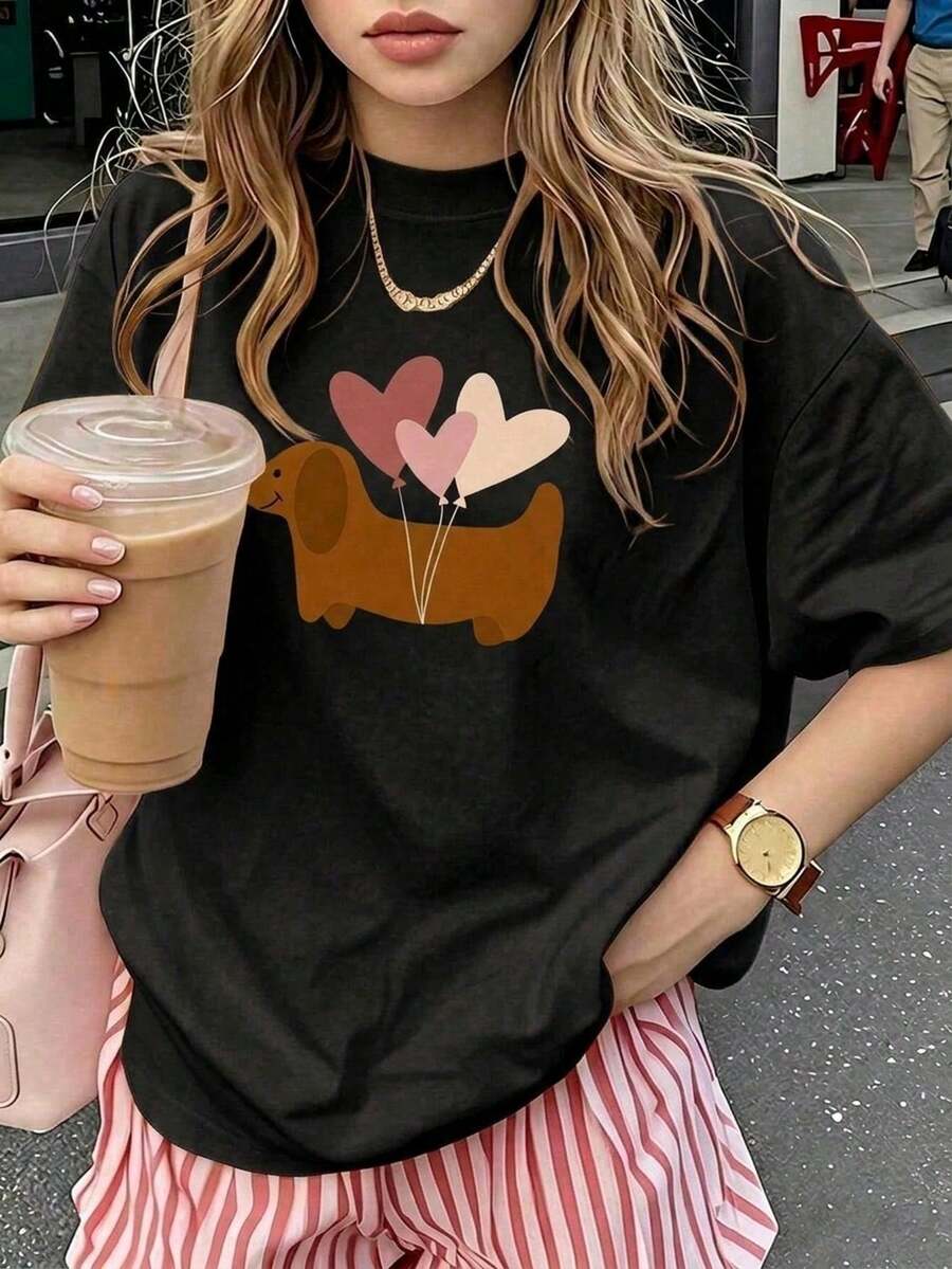 Women T-Shirts - Black - View 1