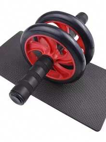 Non-Slip Dual Wheel Ab Roller, Comfortable Handle, Portable Abdominal Exercise Equipment, Suitable For Abdominal And Full Body Core Muscle Training, Unisex Fitness Accessory, Suitable For Home Workout And Gym Use - Multicolor - View 7
