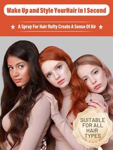 Volumizing Hair Spray | Hair Styling Spray | Anti-Frizz Hair Spray | Volumizing Styling Spray, Contains Castor Oil And Hydrolyzed Fiber Protein, Non-Sticky, Long-Lasting Volume, Elasticity And Styling Power, Suitable For Halloween Costumes, 80ml/2.705fl.Oz - Formal Wear-4 - View 7