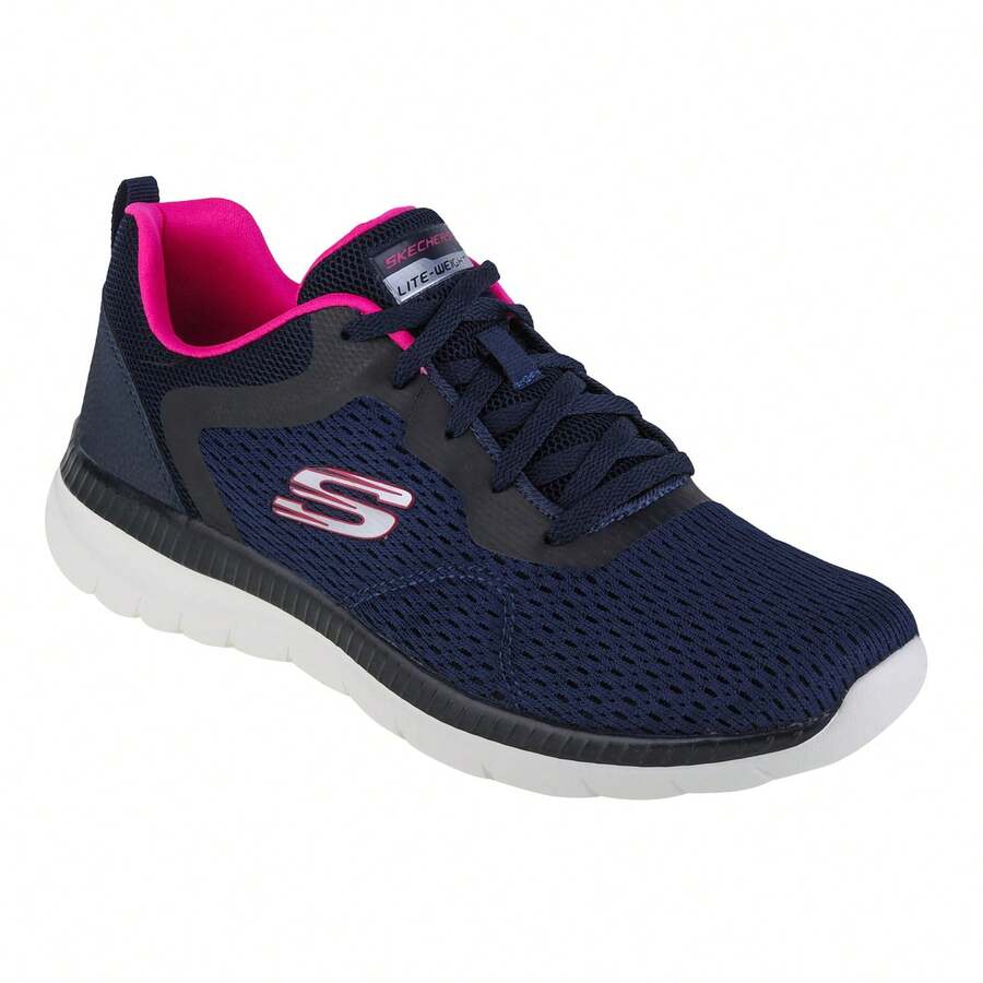 Skechers Bountiful - Quick Path - Navy Womens Sports Shoes - Royal Blue - View 1