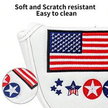 1PC Semi-Circular Mallet Golf Putter Cover, Premium PU Material With Exquisite Embroidery, Soft Inner Lining, Durable Wear-Resistant, Unisex Putter Accessory, Fits Most Brand Putters - Multicolor - View 4
