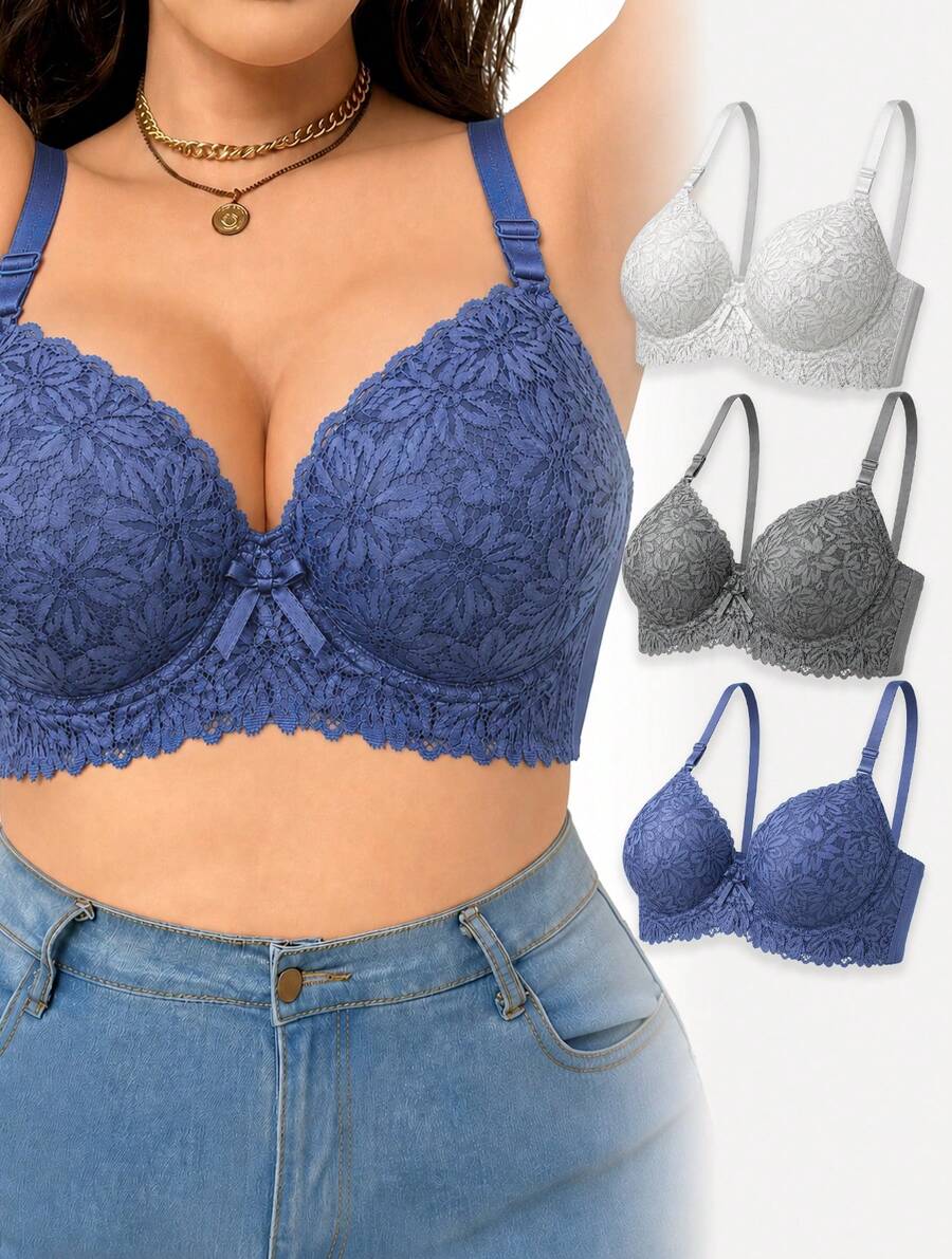 Women Bras & Bralettes - White - View 1