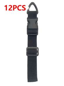 Practical Industrial Style Tie-Down Straps With Quick-Release Buckle And Adjustable Slider With Carabiner Clip, Bundling, Hanging, Storage And Organization Function, Suitable For Garage, Workshop, Garden, Camping, Outdoor, Indoor Organization, All-Season Universal Hardware Accessories - Multiple Styles - View 17