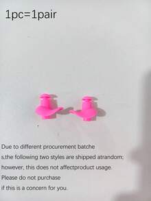 1 Pair Soft Waterproof Silicone Earplugs, Portable And Durable, Suitable For Swimming, Outdoor Activities, Sports, Travel, Home, Office And School, Perfect For Summer Pool Parties, Gifts And Summer Water Entertainment - Multicolor - View 13
