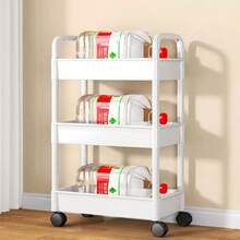 3-Tier And 4-Tier Waterproof Multi-Function Rolling Storage Cart - Versatile Storage Box For Home And Outdoor Camping - Multicolor - View 7