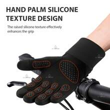 USB Heated Gloves, Warm Winter Gloves, Knitted Gloves, Available In Two Styles: Back Of Hand And Fingers Heating, Or Only Palm And Back Of Hand Heating. Perfect As A Warm Winter Gift For Parents And Friends. - Black - View 10