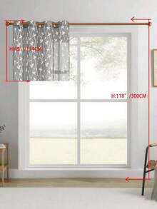 1pc/2pcs Premium Boho Style Embroidered Sheer Curtains For Living Room & Bedroom, Minimalist Line Art Voile Drapes, Fade Resistant Soft Light Blocking Breathable Home Decor, Easy To Install And Maintain - Grey - View 37