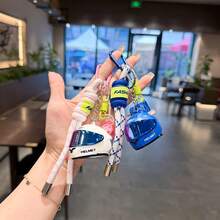 Creative Colorful Motorcycle Helmet Keychain Couple Style Bag Charm Relaxing Motorcycle Helmet Phone Lanyard Car Key Chain Gift - Multicolor - View 4