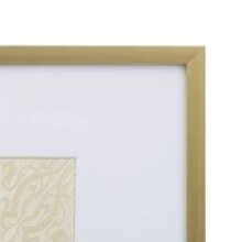Elegant Gold-Tone Document Frame – 8.5 X 11 Inch, Sleek Slim Profile, Versatile Display For Prints, Certificates & Keepsakes - 1 - View 8