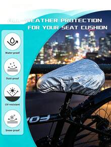 3D Thickened Bicycle Seat Cover Hollow Breathable Cushion Cover For Cycling Enthusiasts Compatible With Replacement Bicycle Saddle Cover For Fixed-Gear Exercise, Mountain And Road Bike Seats Perfect For Gym Spin Bicycle And Highway Rides - Multicolor - View 10