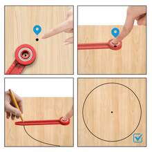 1pc Precision Mini Circle Scribing Tool 360-Degree Circular Marking Gauge Woodworking Tool Portable Compass - A - View 5