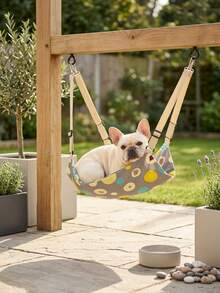 1pc - Plaid Double-Sided Pet Hammock Bed - Suitable For Small And Medium Cats And Dogs, Comfortable Fabric. Non-Sticking Hair. Suitable For All Seasons. - M - View 6