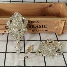 2pcs/Set Bohemian Style Wall Hooks - Vintage Elegant Coat Rack, Rust-Proof Treatment, Suitable For Bathroom, Bedroom And Entryway | Easy Installation - Multiple Styles - View 7
