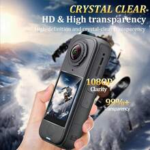 [2pcs] Tempered Glass Screen Protector For Insta360 X4 Air, 9H Hardness, Anti-Scratch, Anti-Fingerprint, Anti-Bubble Coating, Easy Installation - View 3