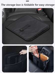 Foldable Hanging Car Trash Can & Storage Organizer, Car Trash Can, Picnic Trash Can, Leak-Proof, Large Capacity, Multi-Functional Car Storage Device, Suitable For Travel And Snack Storage, Applicable For Home, Office/Camping/Car Use - Compatible With All Car Models (Portable Design, Dual Function), Suitable For Outdoor Travel Use, Essential Gift For Drivers - A - View 7