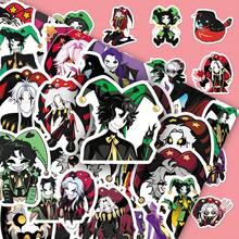 50pcs Cartoon Game Freak Circus Character Anime Jester Clown Decorative Notebook Stickers - Multicolor - View 1