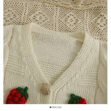 Women Knit Tops - Off-white - View 7