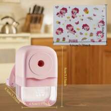 Manual Crank Operation, DIY Replaceable Unicorn/Space/Panda Stickers, Suitable For School And Office, Anti-Pencil Lead Breakage Design, Effort-Saving Design For Students, Sold By PureHubShop - A - View 5